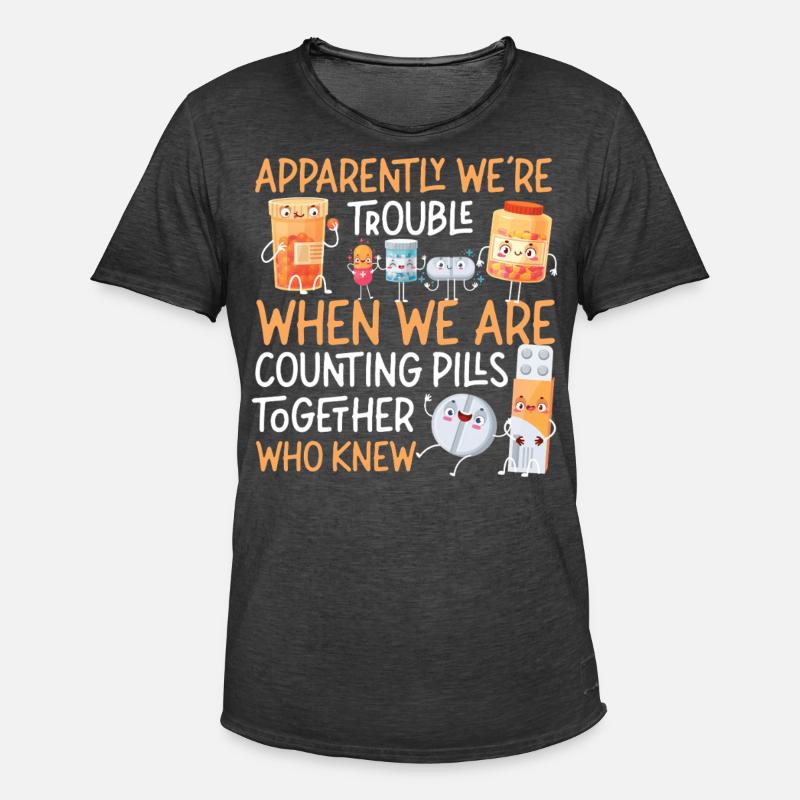 Pharmacy Tech Technician - Men's Vintage T-Shirt - washed black