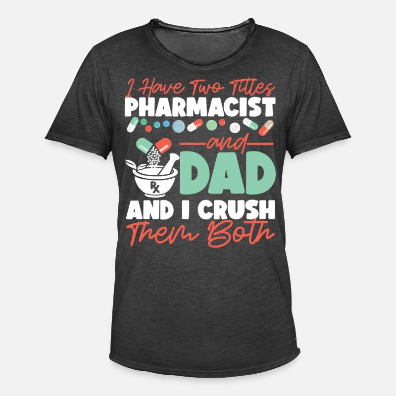 Pharmacy Tech Technician - Männer Vintage T-Shirt - Vintage Schwarz