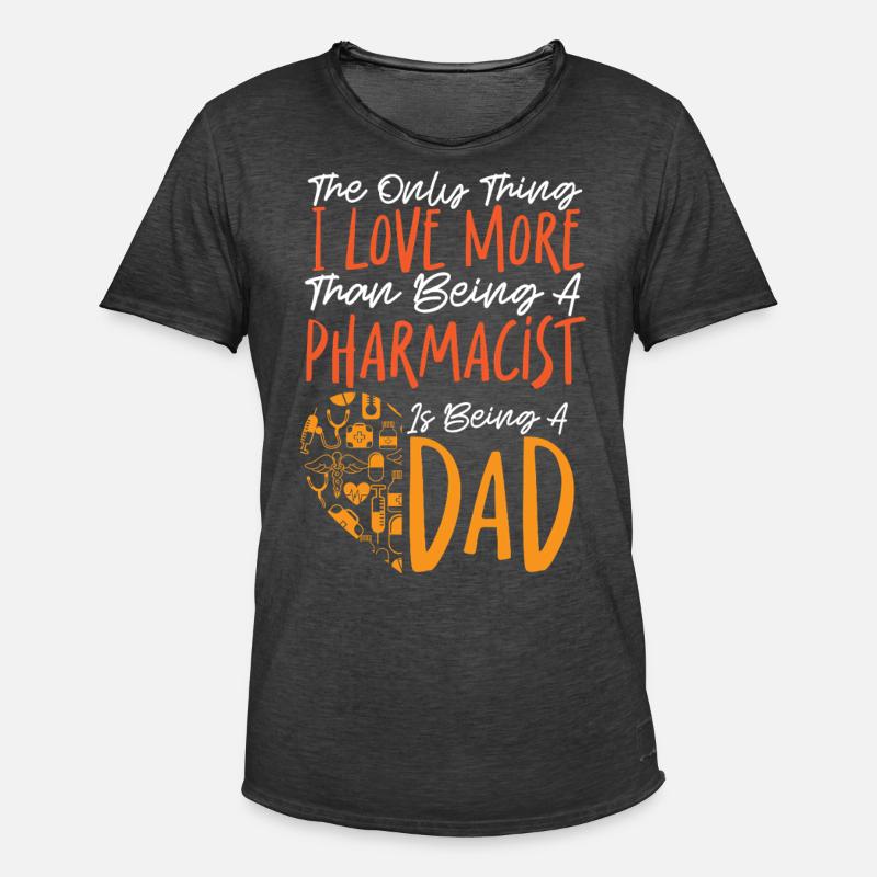 Pharmacy Tech Technician - Men's Vintage T-Shirt - washed black