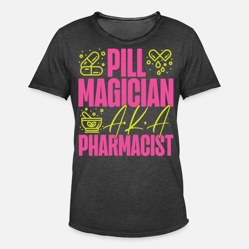 Pharmacy Tech Technician - Männer Vintage T-Shirt - Vintage Schwarz