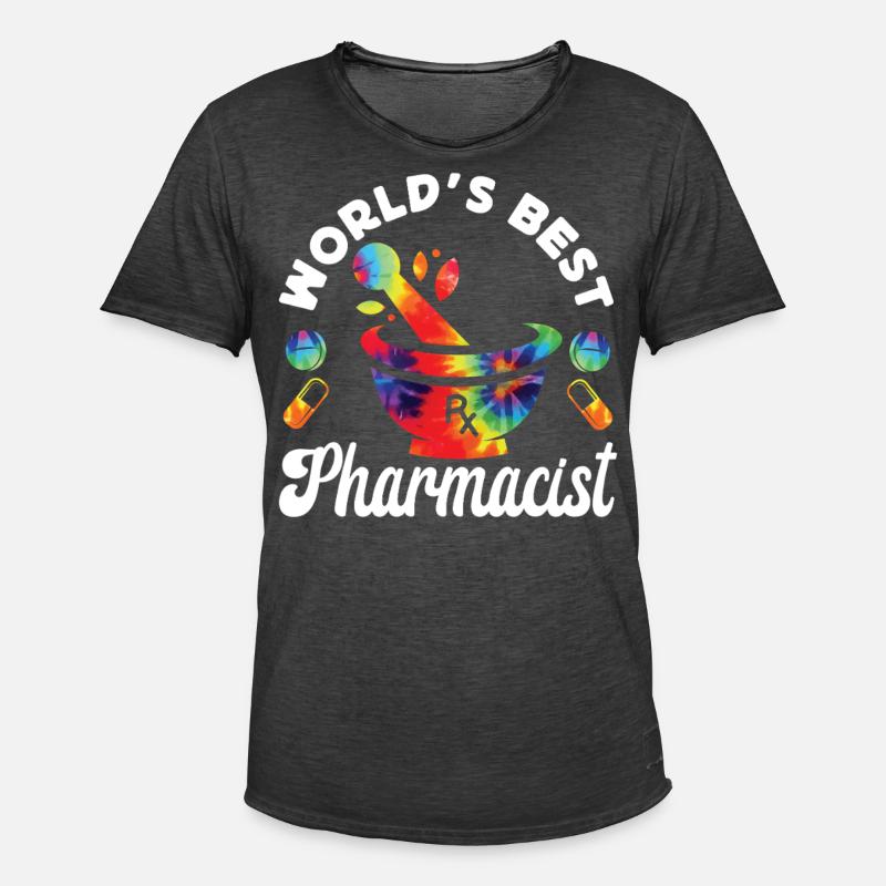 Pharmacy Tech Technician - Männer Vintage T-Shirt - Vintage Schwarz