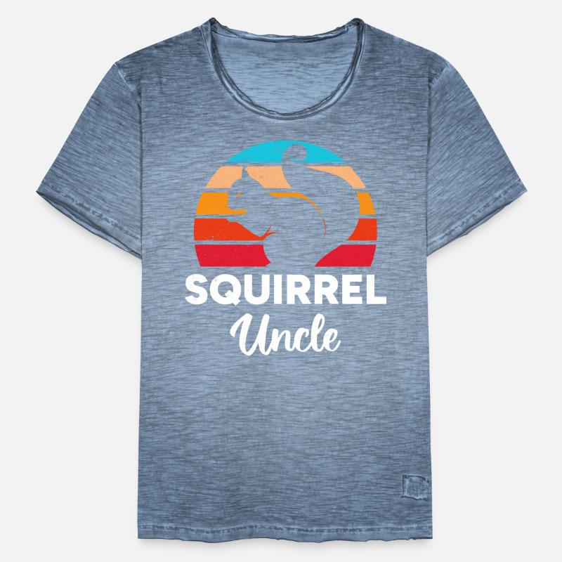 Squirrel Uncle Squirrel Uncle Squirrel Owner Men's Vintage T-Shirt