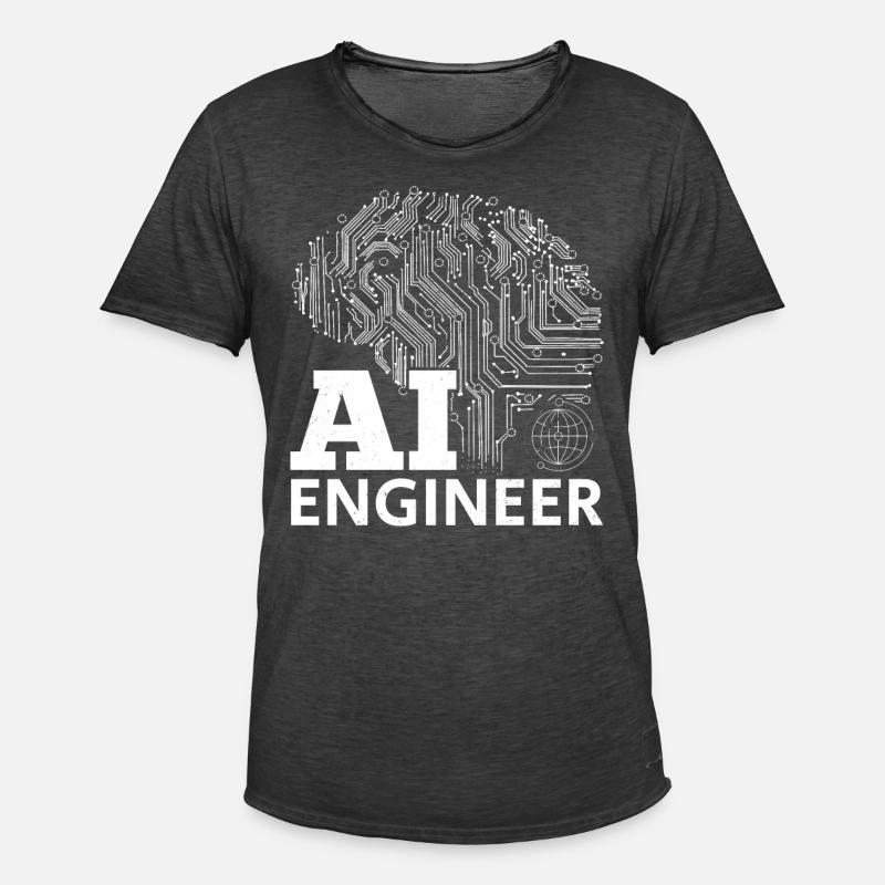 Artificial Intelligence Engineer - AI Engineer - Männer Vintage T-Shirt - Vintage Schwarz