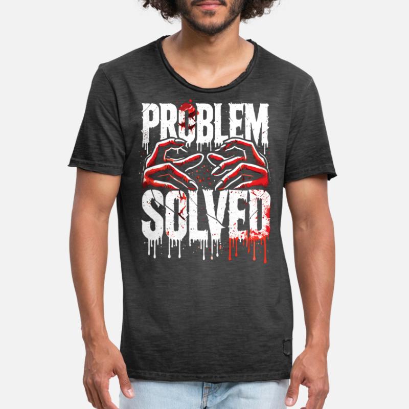 Shocking Solution - Problem Solved Men's Vintage T-Shirt
