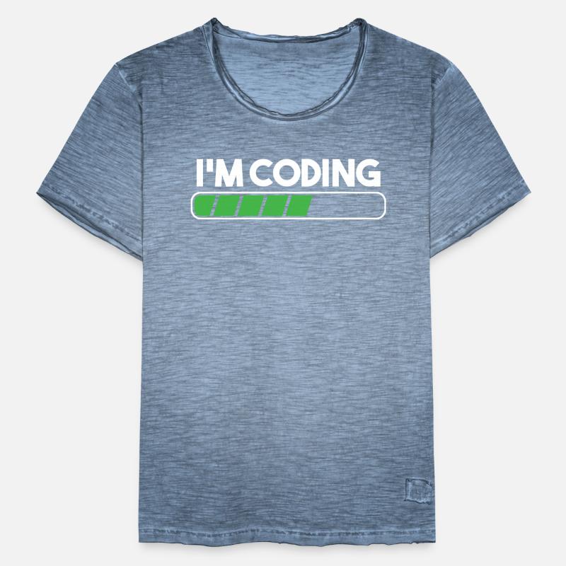 Coding Coder Programming Programmer Developer Gift Men's Vintage T-Shirt