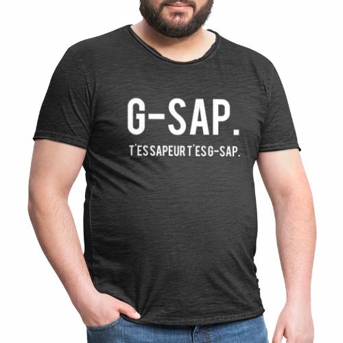 G-SAP. - T-shirt vintage Homme