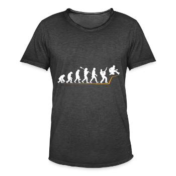 guitare - T-shirt vintage Homme - noir vintage - Devant - Jose (178cm)