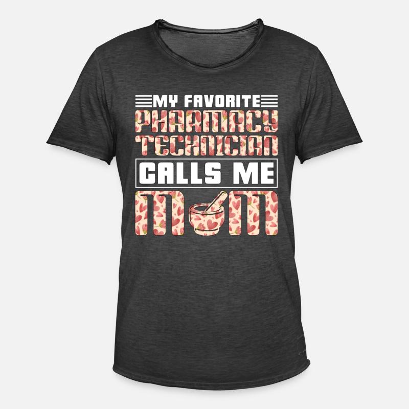 Pharmacy Technician Pharmacist Technician Gift - Men's Vintage T-Shirt - washed black