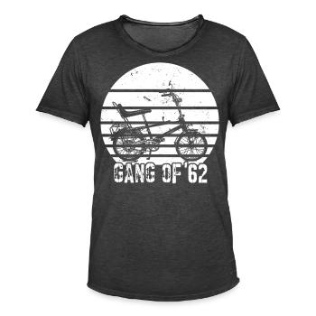 Bonanzarad Bonanza Bike Hipster Geburtstag 1962 - Männer Vintage T-Shirt - Vintage Schwarz - Vorne