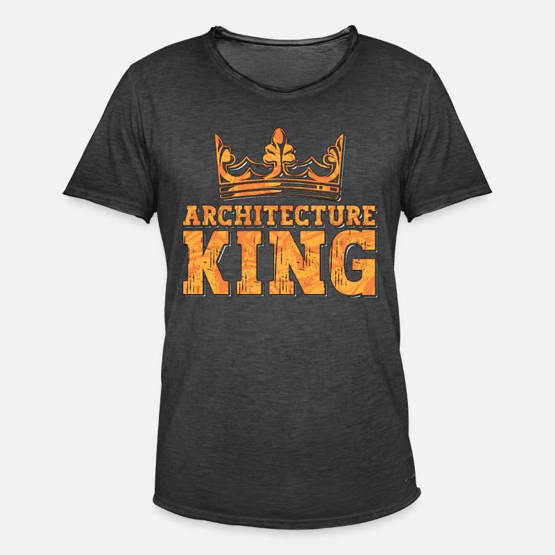Architecture King Architectural Builder Architects - Men's Vintage T-Shirt - washed black