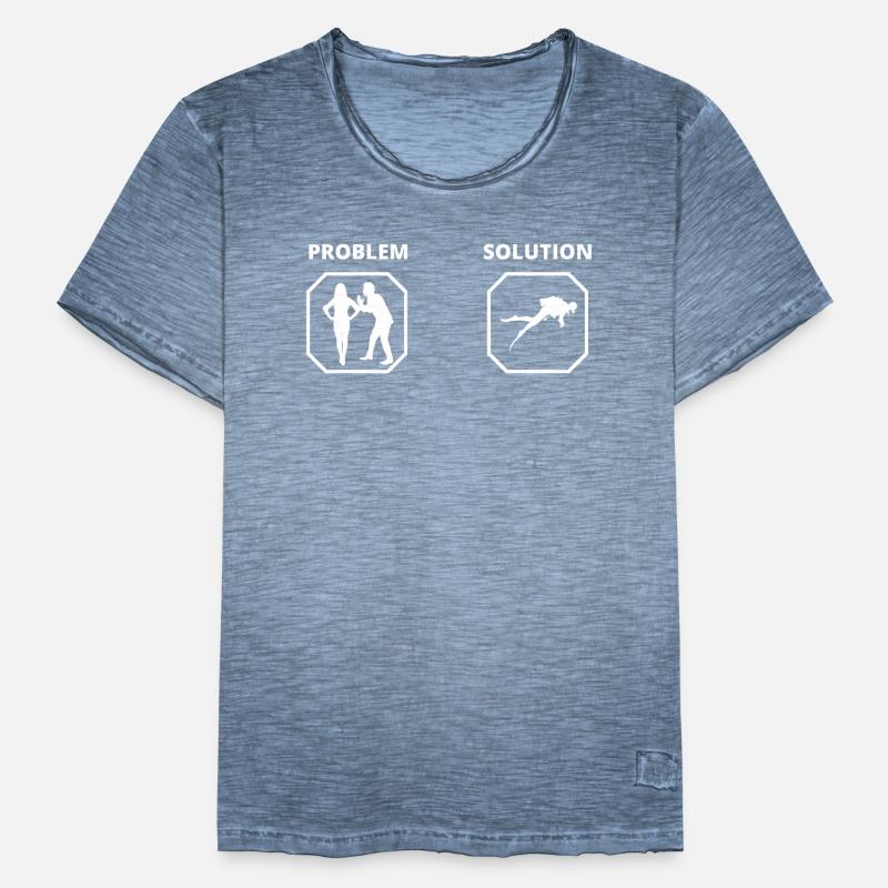 PROBLEM SOLUTION plongée T-shirt vintage Homme