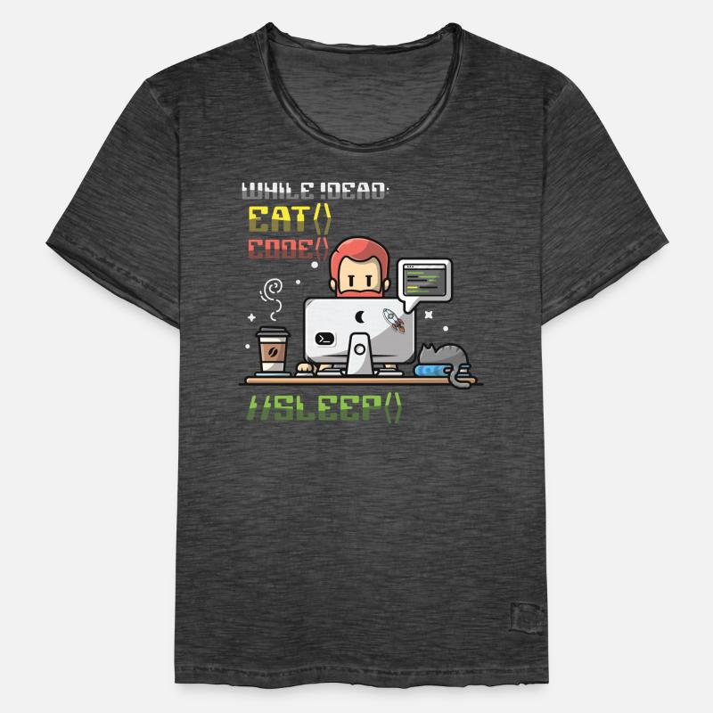 Programmeur,Programmeur informatique,Blague T-shirt vintage Homme
