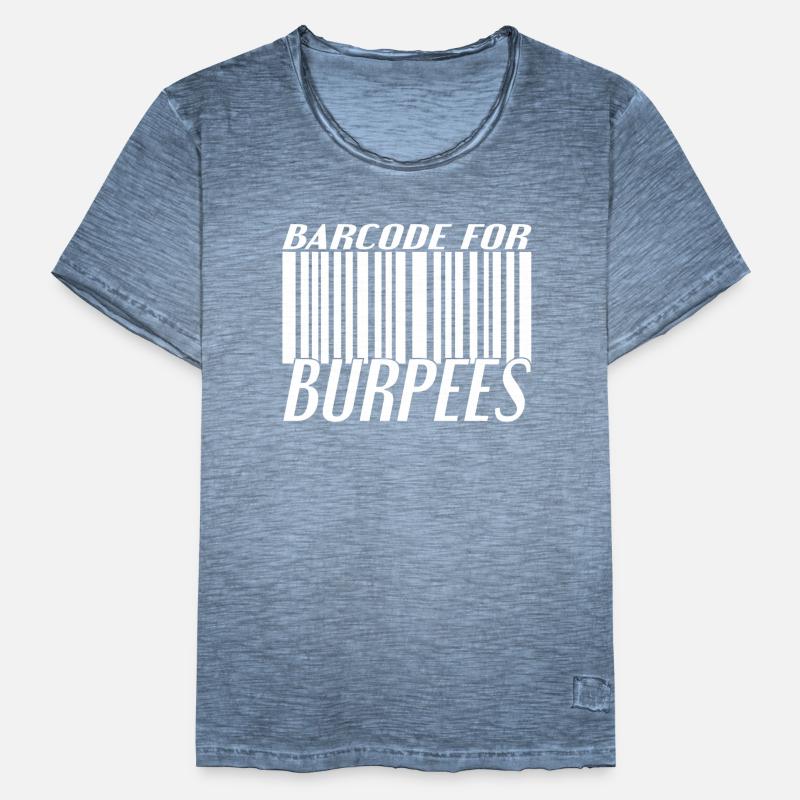 Code à barres Burpee T-shirt vintage Homme