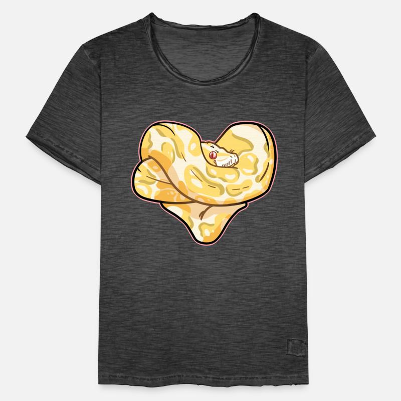 Python heart Men's Vintage T-Shirt