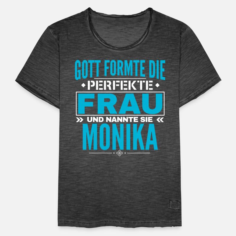 Conception du nom Monika T-shirt vintage Homme