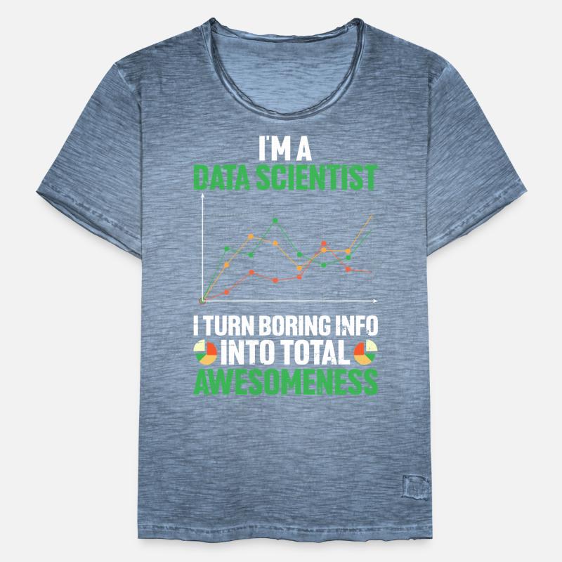 Im A Data Scientist Spreadsheet Funny Data Men's Vintage T-Shirt
