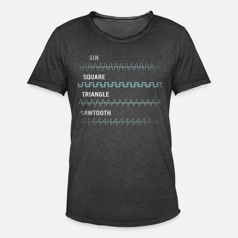 Physicien sciences sciences physicien - T-shirt vintage Homme - noir vintage