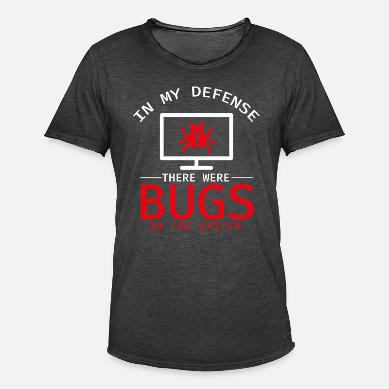 Programmer Coder Software Developer - Men's Vintage T-Shirt - washed black