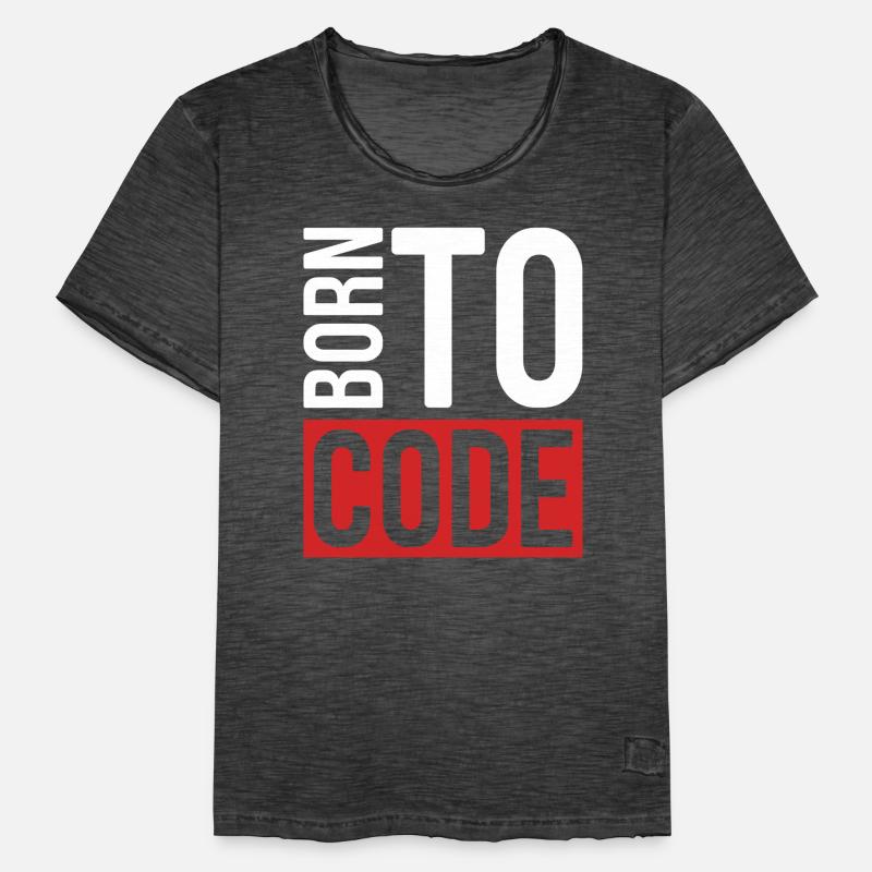 Programmierer Coder Software Entwickler Männer Vintage T-Shirt