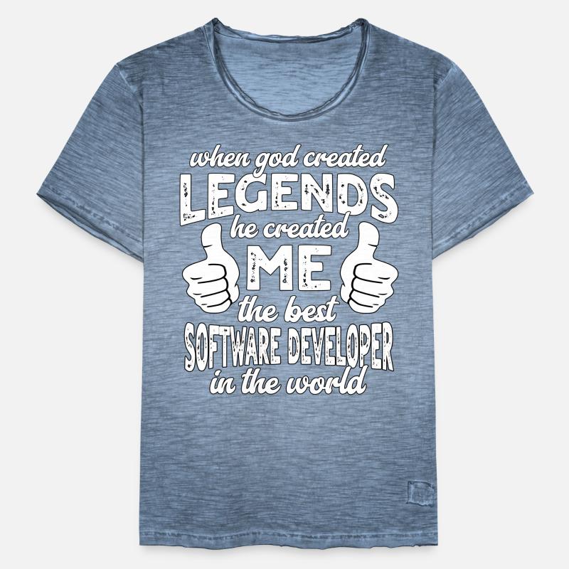 Best Software Developer Legend Men's Vintage T-Shirt