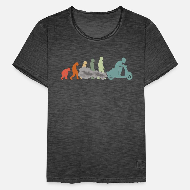 Scooter Mobylette Mobylette Scooter Évolution T-shirt vintage Homme
