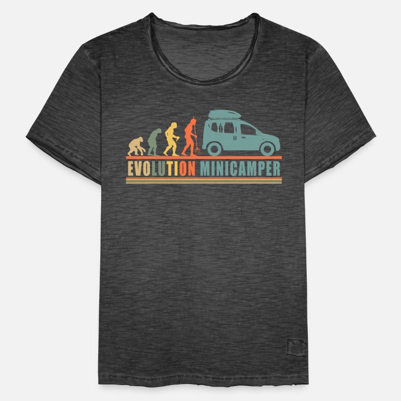 Evolution Minicamper Camping-Camper Microcamper Männer Vintage T-Shirt