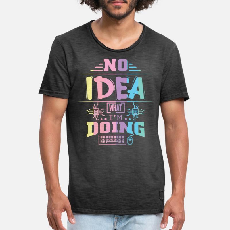 Software Engineering EDP Software Developer Men's Vintage T-Shirt