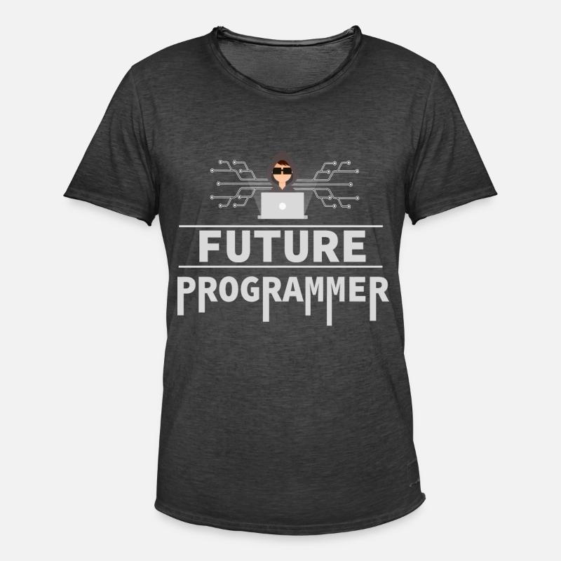 Programmierer Coder Software Entwickler - Männer Vintage T-Shirt - Vintage Schwarz