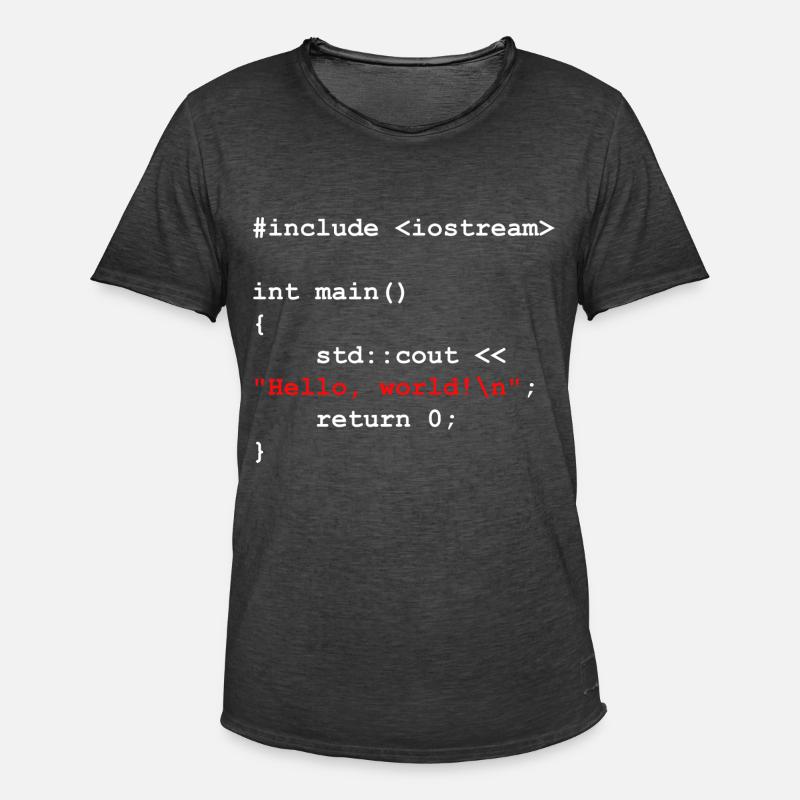 Programmierer Coder Software Entwickler - Männer Vintage T-Shirt - Vintage Schwarz