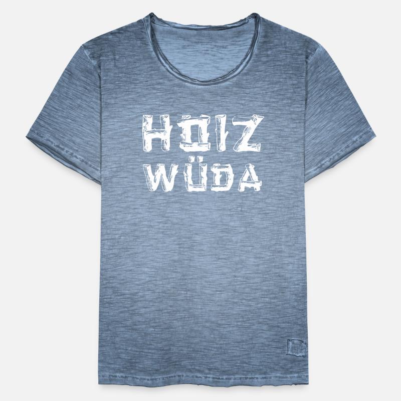 Bûcheron dialecte dialecte Hoizwüda T-shirt vintage Homme