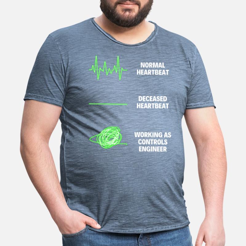 Controls Engineer Developer & Designing System Men's Vintage T-Shirt