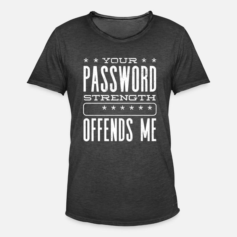 Cyber Security Professional Expert Hacker - Männer Vintage T-Shirt - Vintage Schwarz