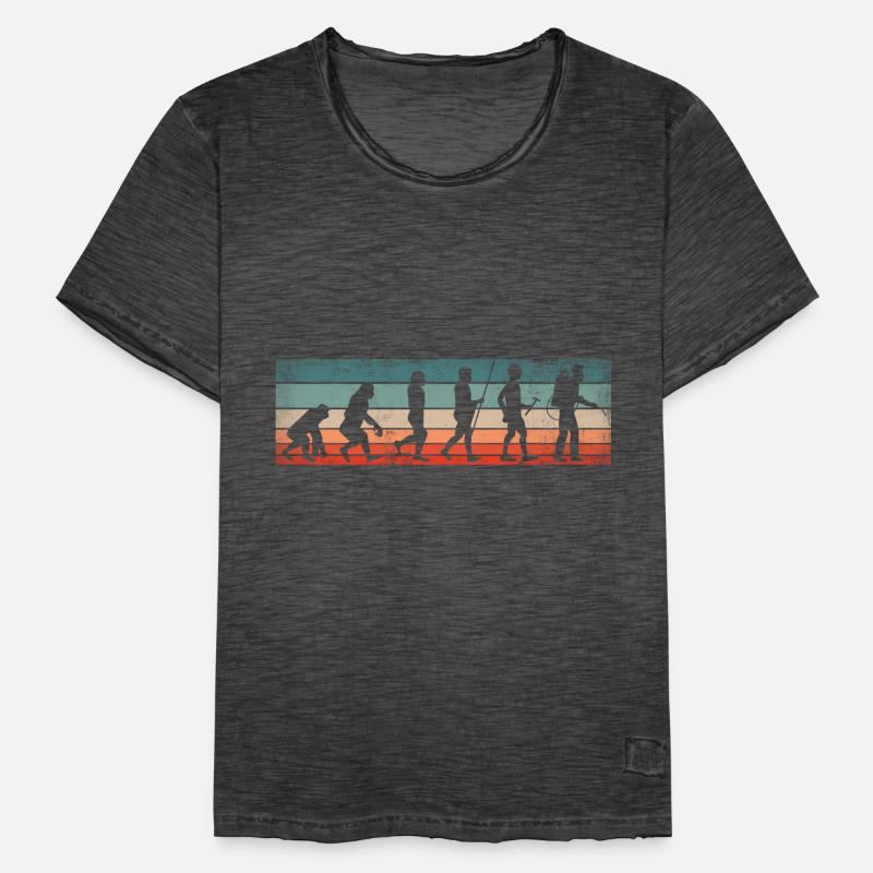 Exterminator Pest Control Technician Evolution Männer Vintage T-Shirt