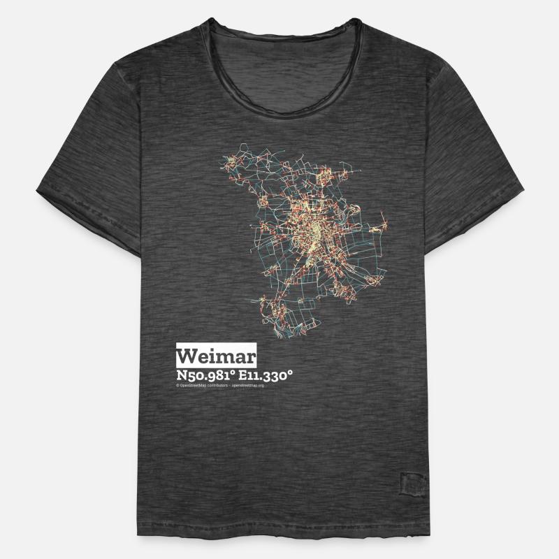 Weimar Basic Pastels Men's Vintage T-Shirt