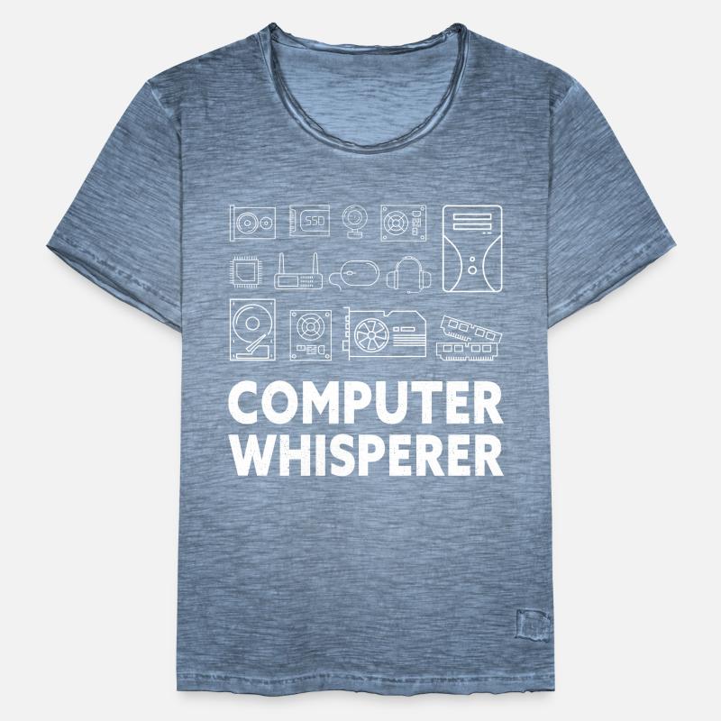 Tech Support Nerds Geek... Programmeur & Nerd T-shirt vintage Homme