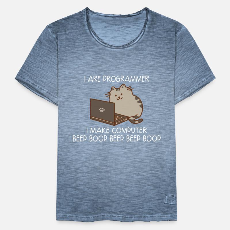 I Are Programmer I Make C... Programmierer & Nerd Männer Vintage T-Shirt