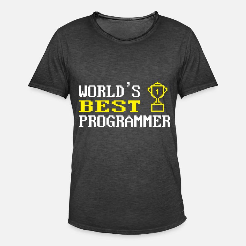 Programmierer Coder Software Entwickler - Männer Vintage T-Shirt - Vintage Schwarz