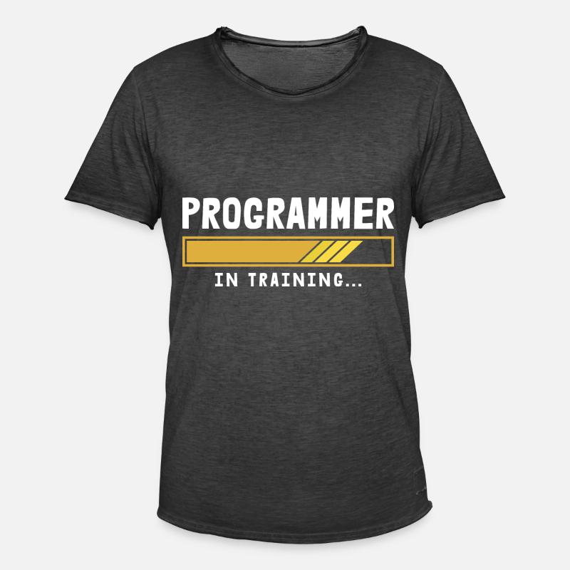 Programmer Coder Software Developer - Men's Vintage T-Shirt - washed black