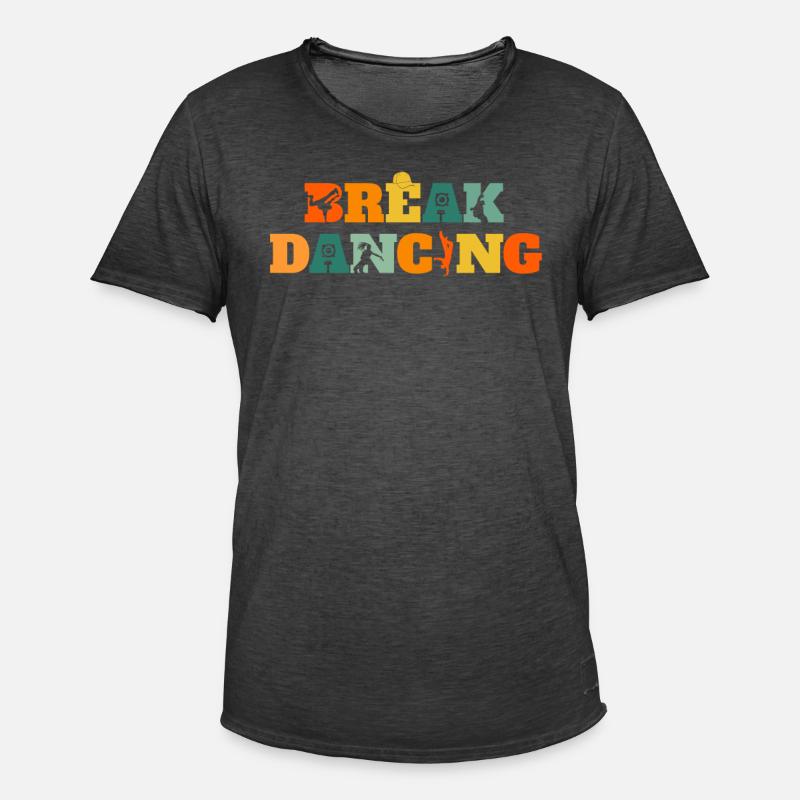 Breakdance Breakdancer Breakdancing - Männer Vintage T-Shirt - Vintage Schwarz