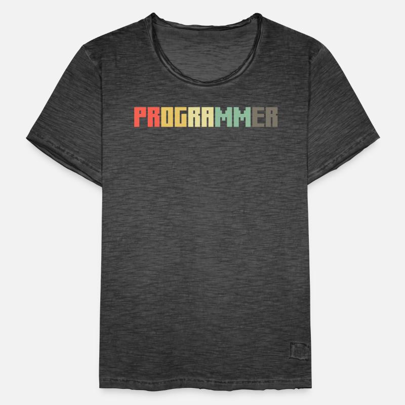 Vintage Programmierer Coder Retro Entwickler Nerd Männer Vintage T-Shirt