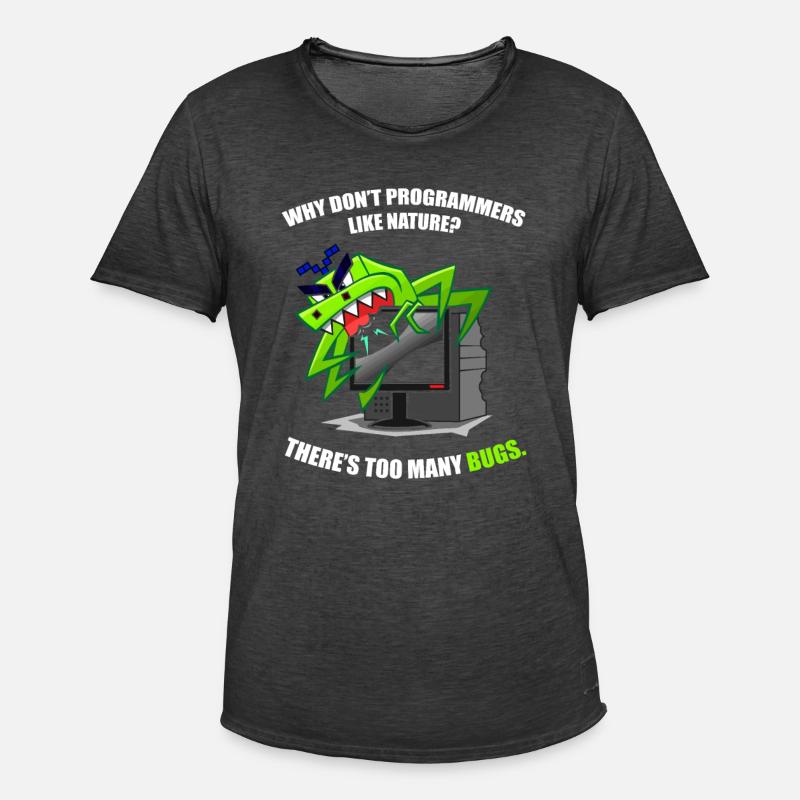 Programmierer Coder Software Entwickler - Männer Vintage T-Shirt - Vintage Schwarz