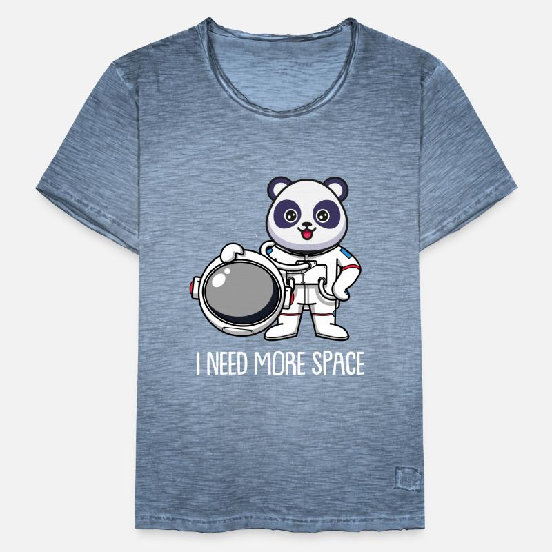 Panda géant Panda Ours Astronaute T-shirt vintage Homme