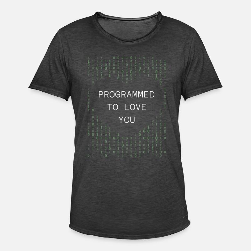 Entwickler Coder Programmierer - Männer Vintage T-Shirt - Vintage Schwarz