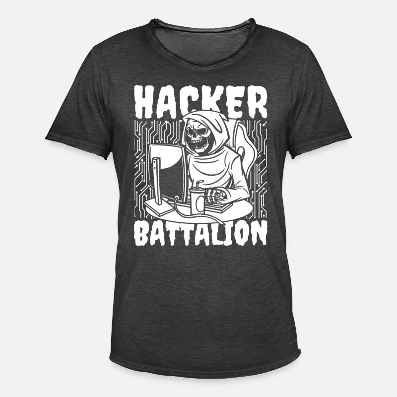 Entwickler Coder Programmierer - Männer Vintage T-Shirt - Vintage Schwarz