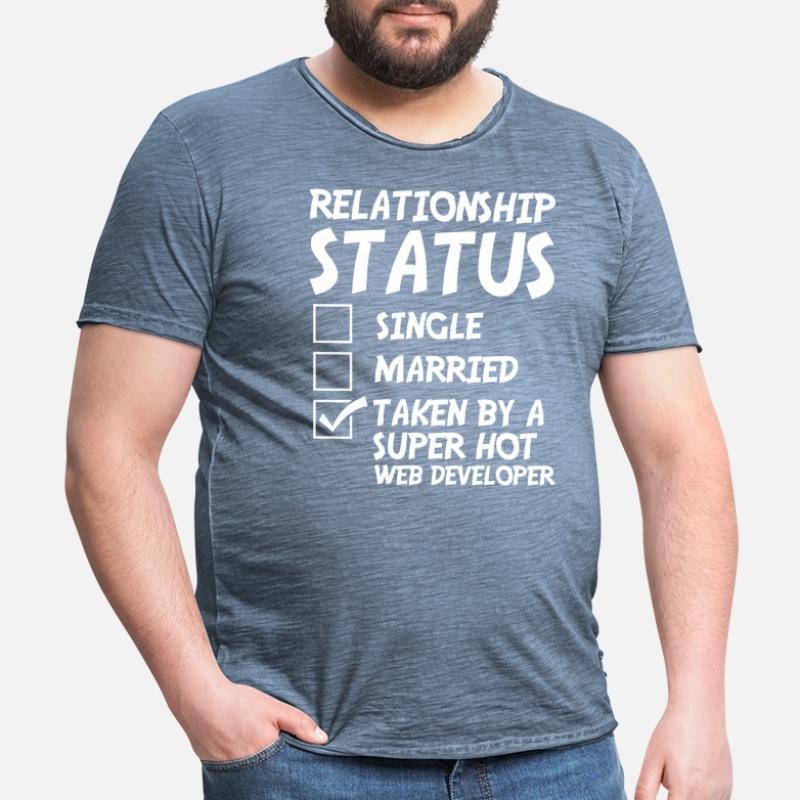 Web Developer Web Developer Funny Men's Vintage T-Shirt