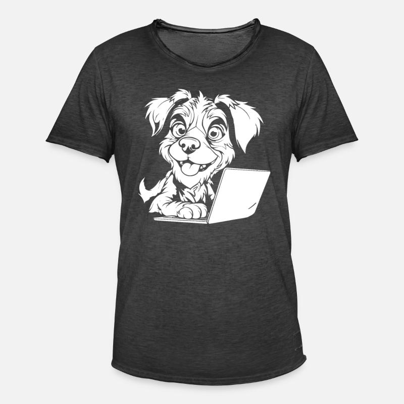 Web Entwickler Webdeveloper - Männer Vintage T-Shirt - Vintage Schwarz