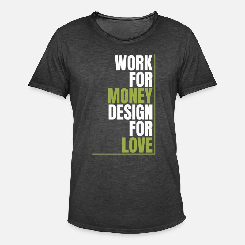 Web Developer Web Developer Love - Men's Vintage T-Shirt - washed black