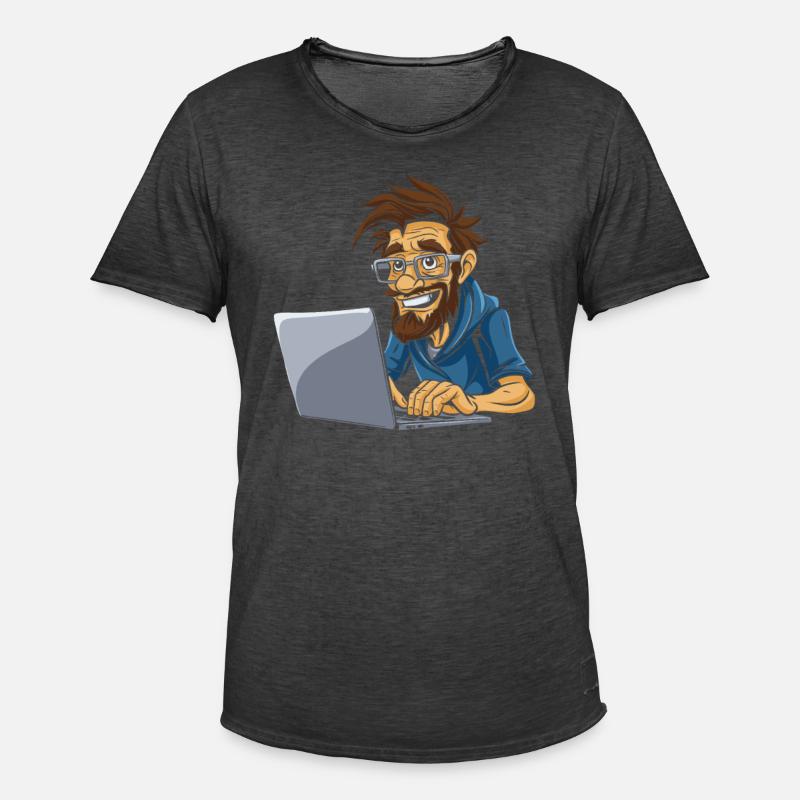 Data Science Data Analyst - Men's Vintage T-Shirt - washed black