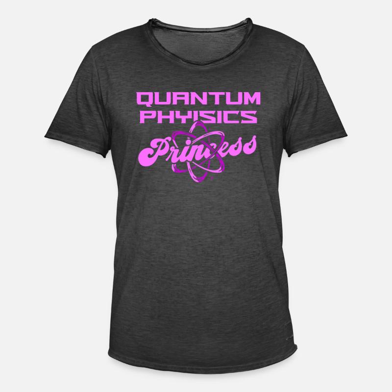 Physics Physicists Quantum Physics - Men's Vintage T-Shirt - washed black