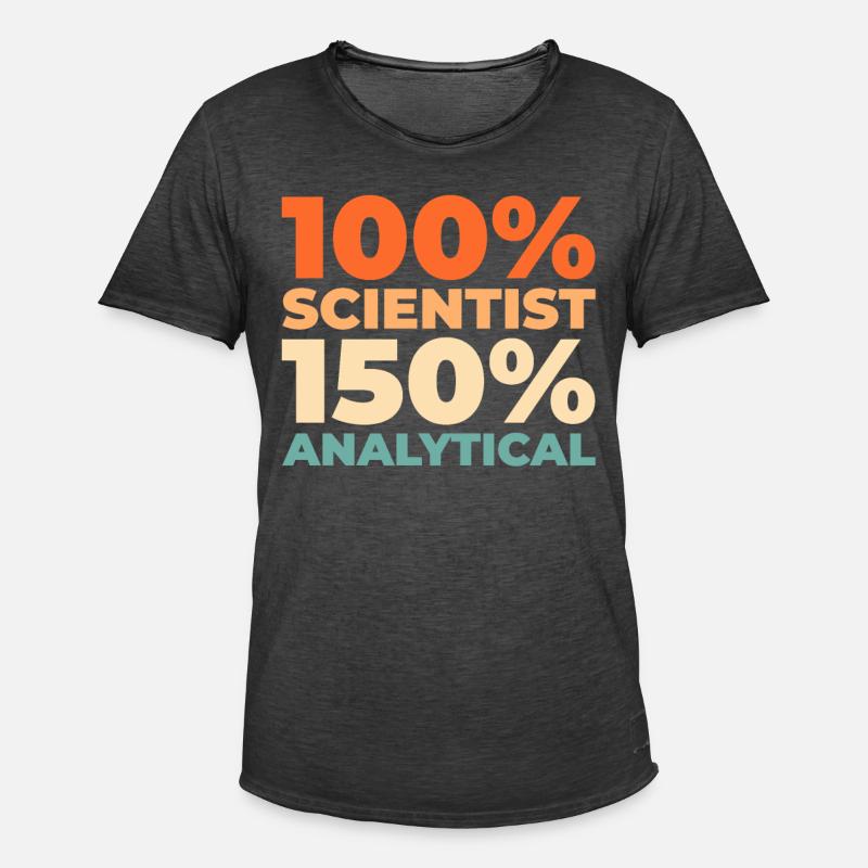 Data Science Data Analyst - Männer Vintage T-Shirt - Vintage Schwarz